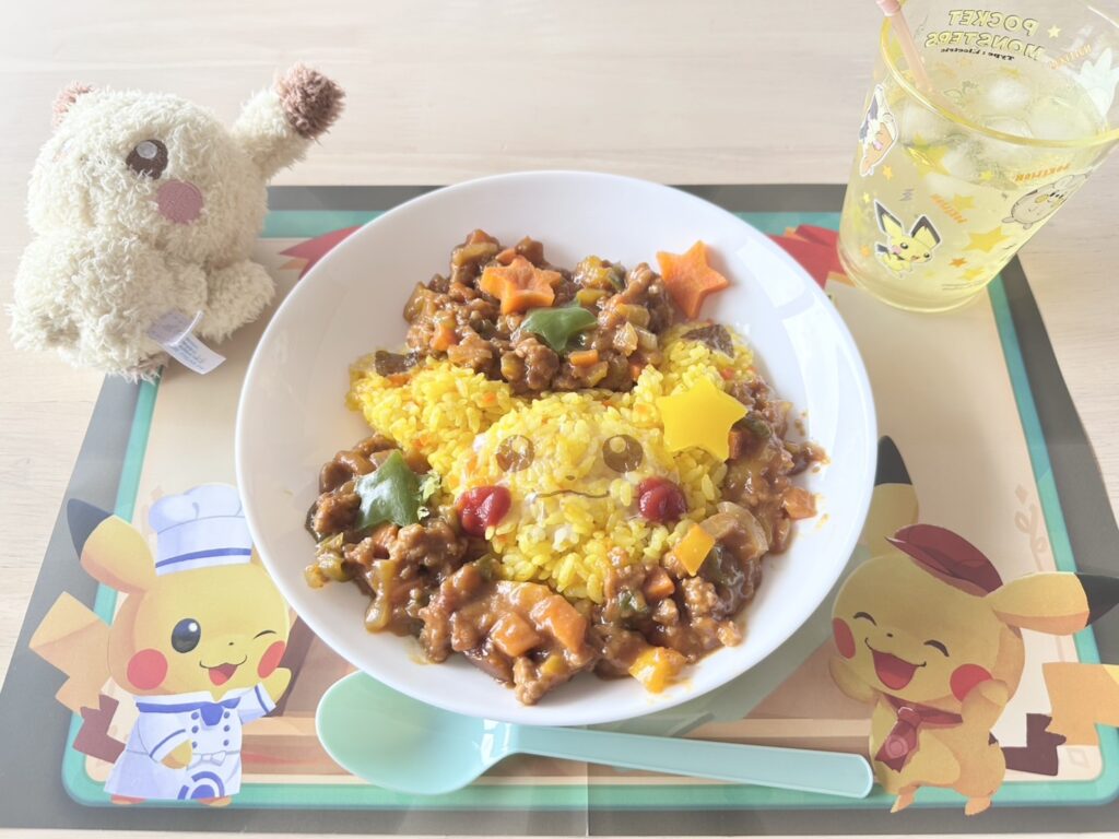 4種野菜のピカチュウカレー